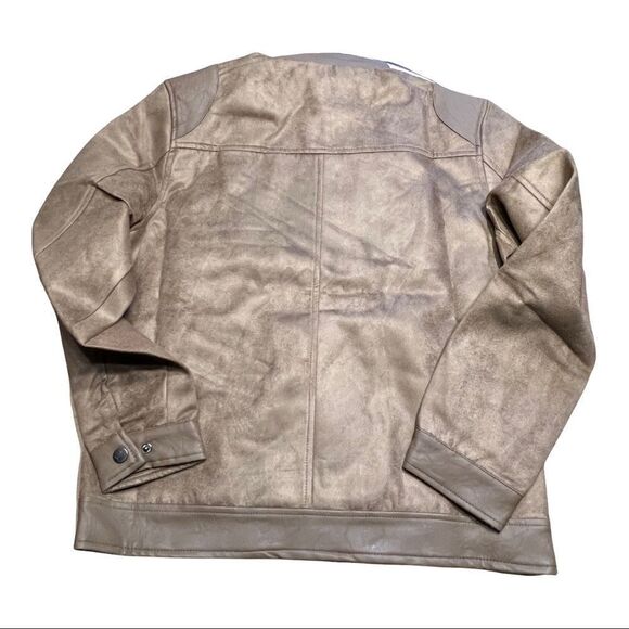 Men’s BV CLOTHING SUEDE tan leather M Jacket. - Picture 2 of 9